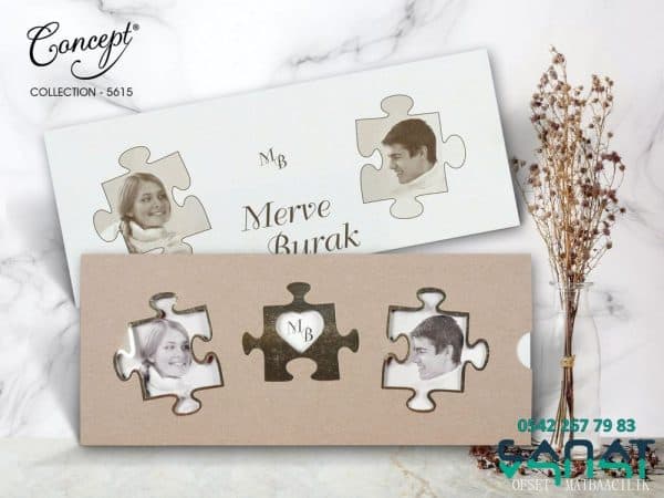 Puzzle Davetiye