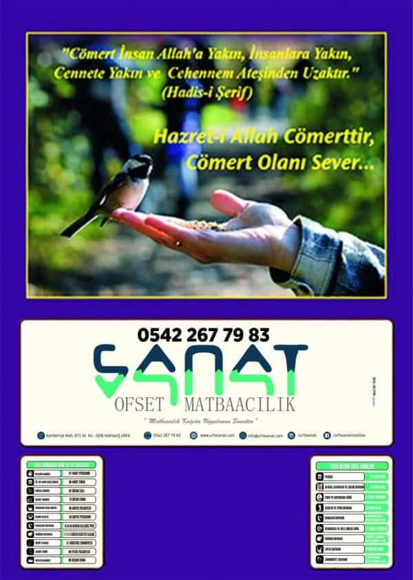 Urfa 2020 Blok Takvim - Görsel 5