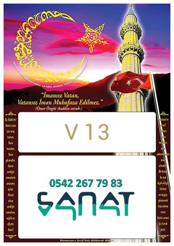 Urfa 2020 İmsakiye - Görsel 15