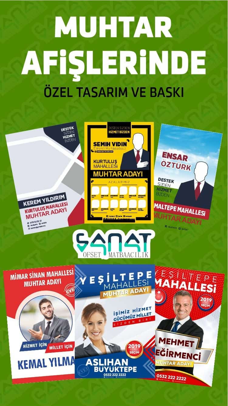 muhtar afiş